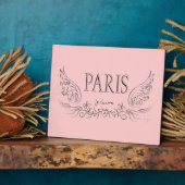 PARIS Je T'aime （私はあなたを愛している） フォトプラーク (側面)