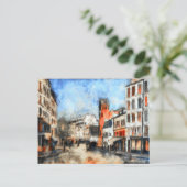 Paris, la rue des Abbesses ポストカード (スタンド正面)