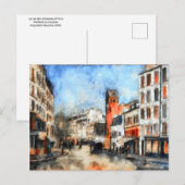 Paris, la rue des Abbesses ポストカード (正面/裏面)