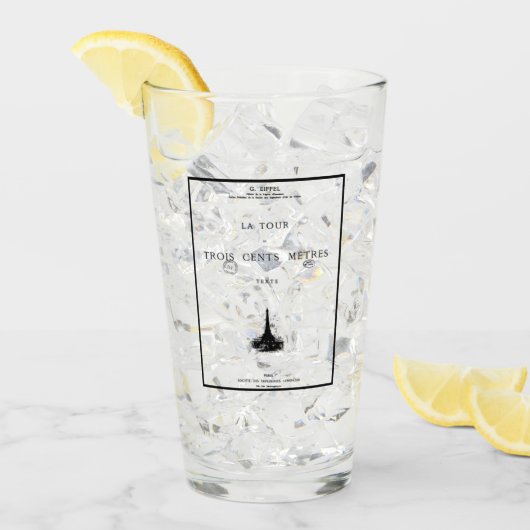 Paris La Tour Eiffel Eiffelturm Eiffel tower タンブラーグラス (アイス正面)