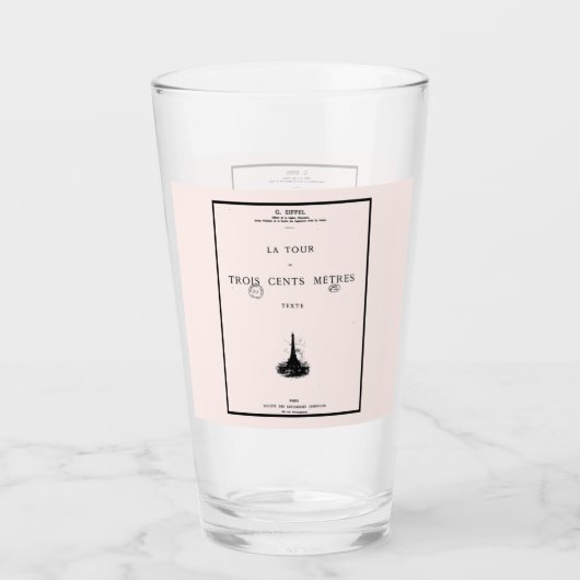 Paris La Tour Eiffel Eiffelturm Eiffel tower タンブラーグラス (正面)