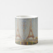 Paris – La Tour Eiffel – Georges Seurat 1889 コーヒーマグカップ (中央)