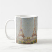 Paris – La Tour Eiffel – Georges Seurat 1889 コーヒーマグカップ (左)