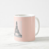 Paris – La Tour Eiffel pastel Eifelturm コーヒーマグカップ (正面右)