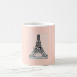 Paris – La Tour Eiffel pastel Eifelturm コーヒーマグカップ