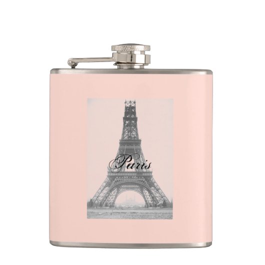 Paris – La Tour Eiffel pastel Eifelturm フラスク (正面)