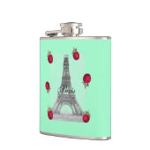 Paris – La Tour Eiffel pastel Eifelturm Strawberry フラスク (左)