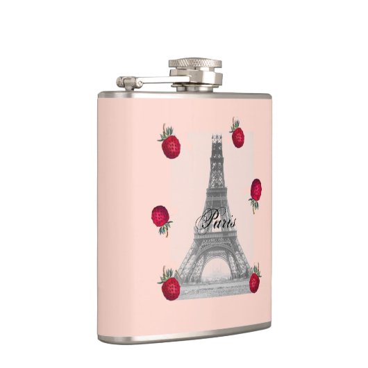Paris – La Tour Eiffel pastel Eifelturm Strawberry フラスク (右)