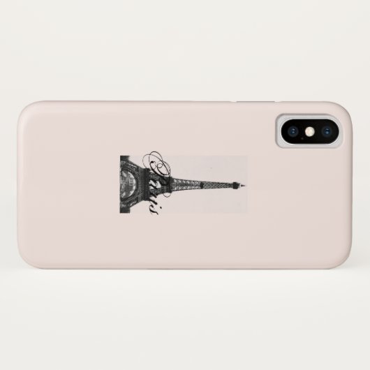 Paris – La Tour Eiffel pastel Eiffelturm Case-Mate iPhoneケース (裏面(横))