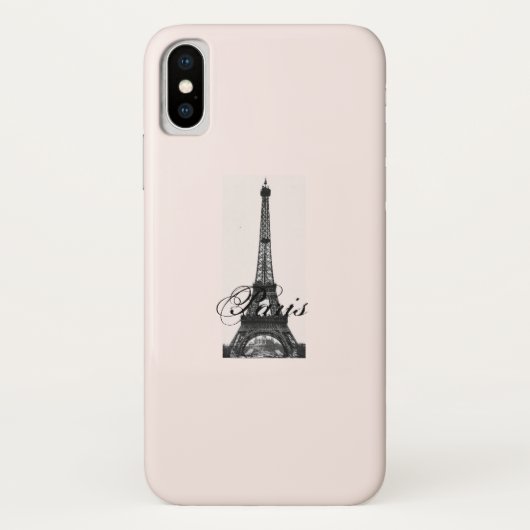 Paris – La Tour Eiffel pastel Eiffelturm Case-Mate iPhoneケース (裏面)