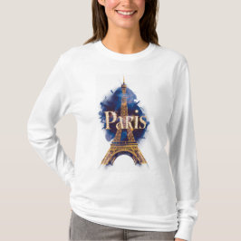 Paris la tour Eiffel Tシャツ