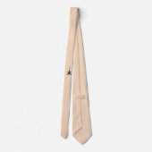 Paris – La Tour Eiffel tie apricot ネクタイ (裏面)