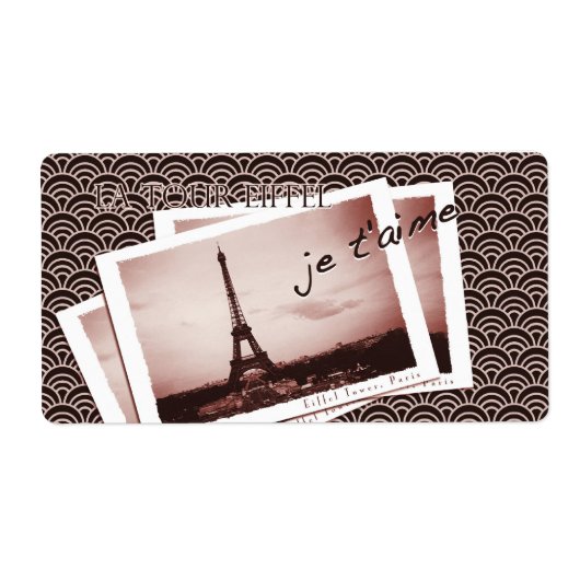 Paris Labelsのポストカード ラベル (正面)