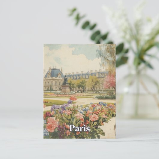 Paris Louvre ポストカード (スタンド正面)