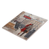 Paris Love: Romantic Winter Walk Metro Station タイル (側面)