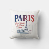 Paris - Love Wrote Its Name Here クッション (正面)