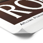 Paris Lyon Rome Mont-Cenis Alpine Pass Italy ポスター (角)