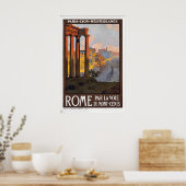 Paris Lyon Rome Mont-Cenis Alpine Pass Italy ポスター (キッチン)