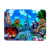 Paris Magnet Souvenir マグネット (横)