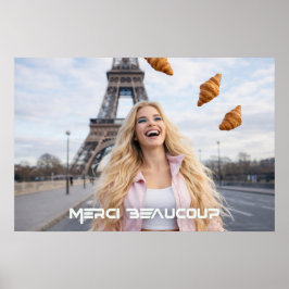 PARIS - MERCI BEAUCOUP ポスター