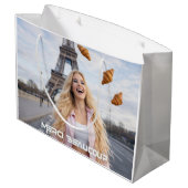 PARIS - MERCI BEAUCOUP ラージペーパーバッグ (裏面アングル)