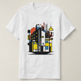 paris mondrian city jnf tシャツ