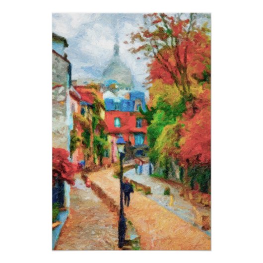 Paris, Montmartre ポスター (正面)