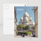 Paris Montmartre ポストカード (正面/裏面)