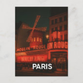 Paris Moulin Rouge ポストカード (正面)