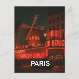 Paris Moulin Rouge ポストカード