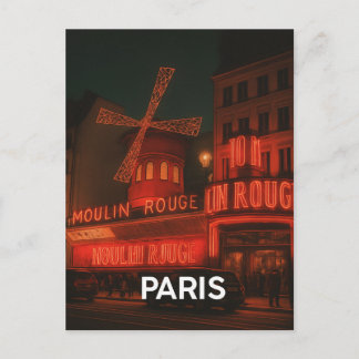 Paris Moulin Rouge ポストカード