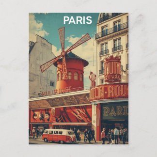 Paris Moulin Rouge ポストカード