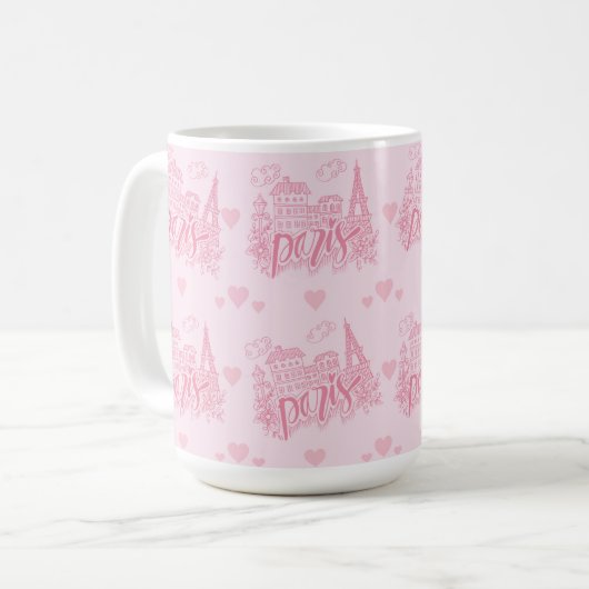 Paris Mug コーヒーマグカップ (正面左)
