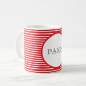 PARIS Mug コーヒーマグカップ (正面左)