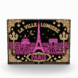 Paris Neon Design Photo Block フォトブロック