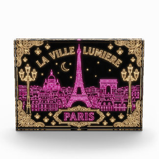 Paris Neon Design Photo Block フォトブロック