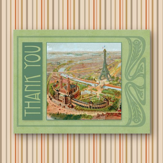 Paris New Thank You Postcard ポストカード
