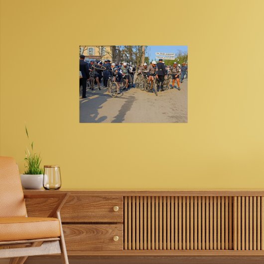 Paris-Nice Cyclists Auxerre Yonne France 1933 ポスター (リビング2)