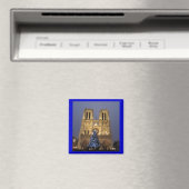 Paris - Notre Dame at Christmas マグネット (インサイチュ (食洗機))