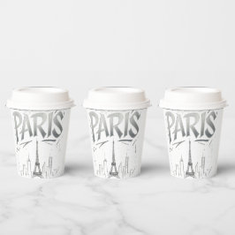 Paris On The Rocks Paper Cup 紙コップ