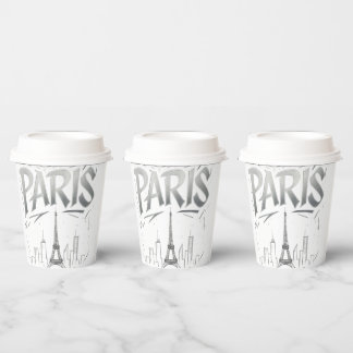Paris On The Rocks Paper Cup 紙コップ