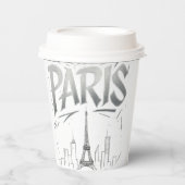 Paris On The Rocks Paper Cup 紙コップ (正面)