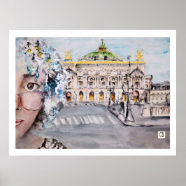 París. Opera Garnier ポスター