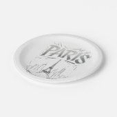 Paris Perfect Party (paper plate) ペーパープレート (アングル)