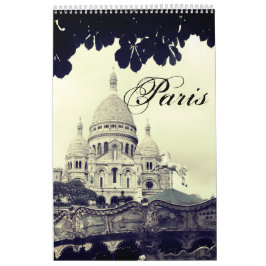 Paris Photography Montmartre Sacré-Coeur Fotokunst カレンダー