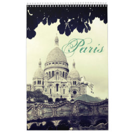 Paris Photography Montmartre Sacré-Coeur Fotokunst カレンダー
