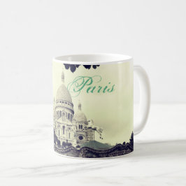 Paris Photography Montmartre Sacré-Coeur pastel コーヒーマグカップ