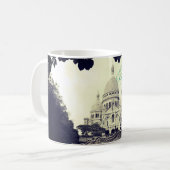 Paris Photography Montmartre Sacré-Coeur pastel コーヒーマグカップ (正面左)