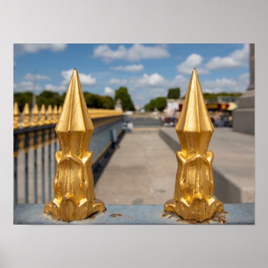 Paris Place de la Concorde ポスター (正面)