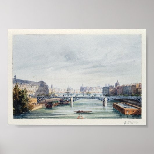 Paris Pont Bridge ポスター (正面)